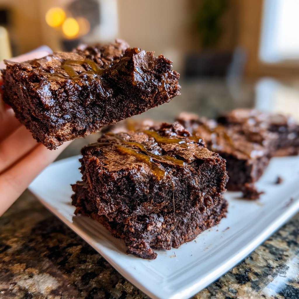 Cottage Cheese Brownies with Maple Syrup