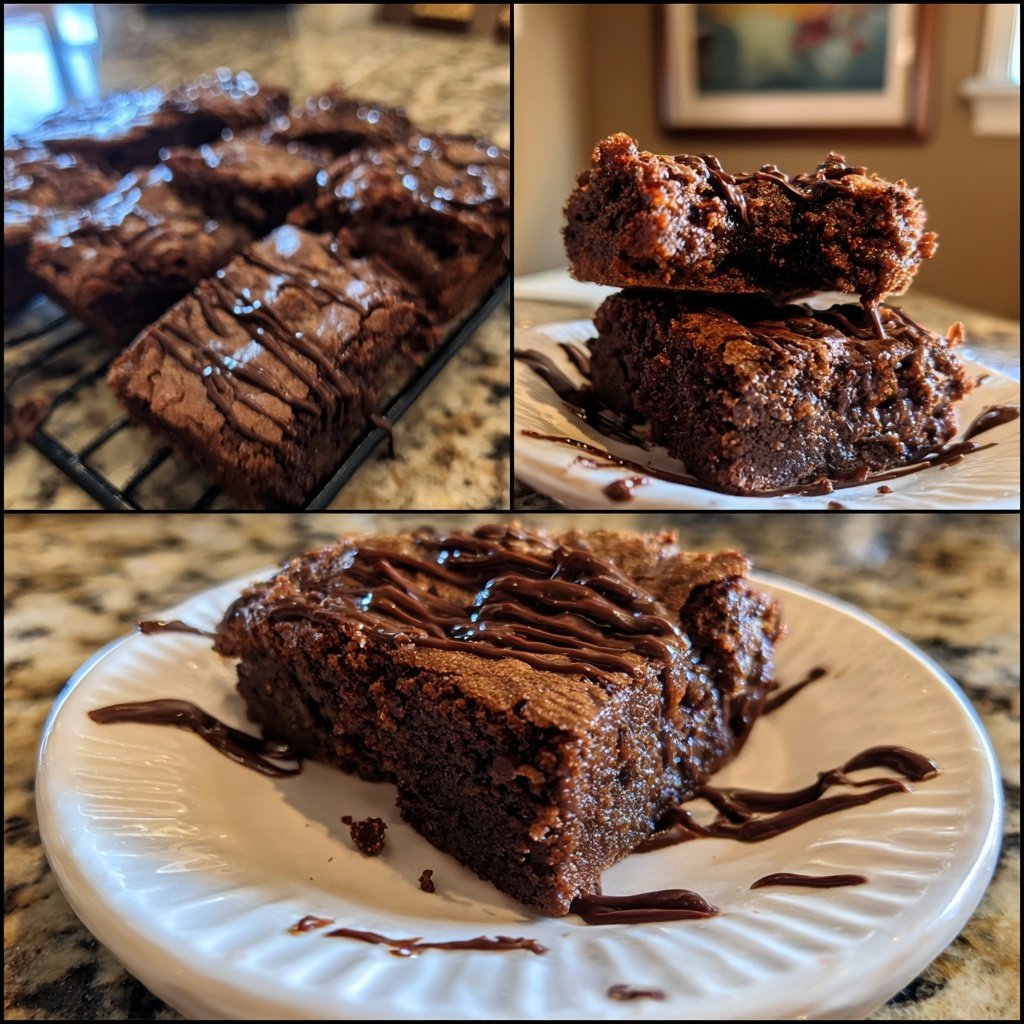 Cottage Cheese Brownies with Dark Chocolate