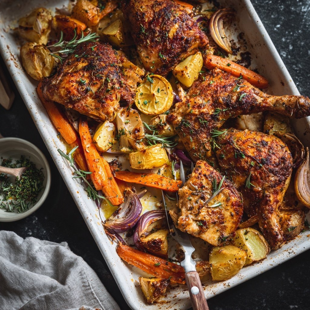 Greek Chicken Sheet Pan Dinner
