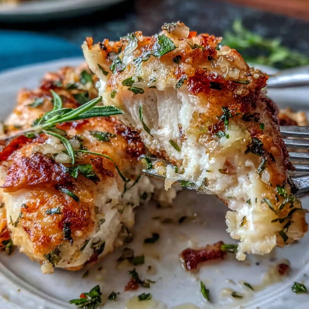 Healthy Baked Garlic Chicken Breast