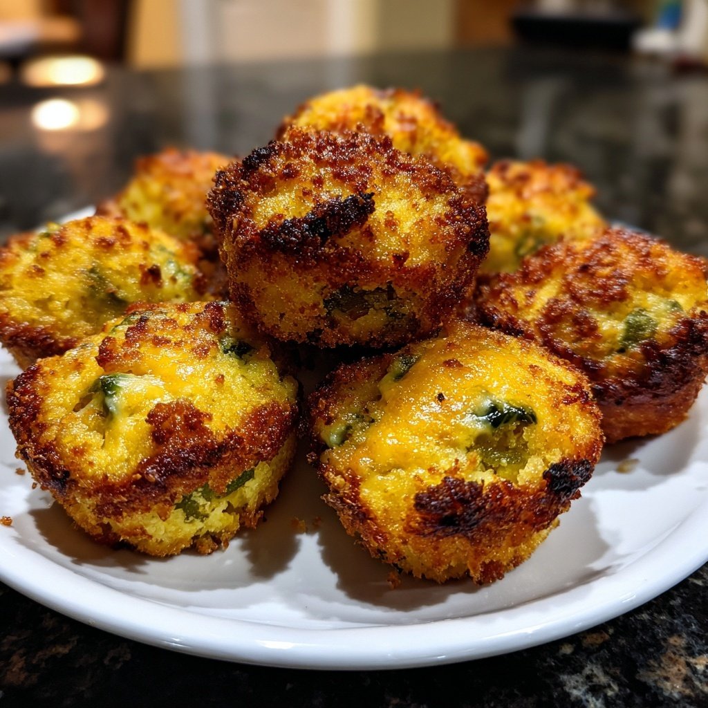 Jalapeno Poppers with Cornbread Crust