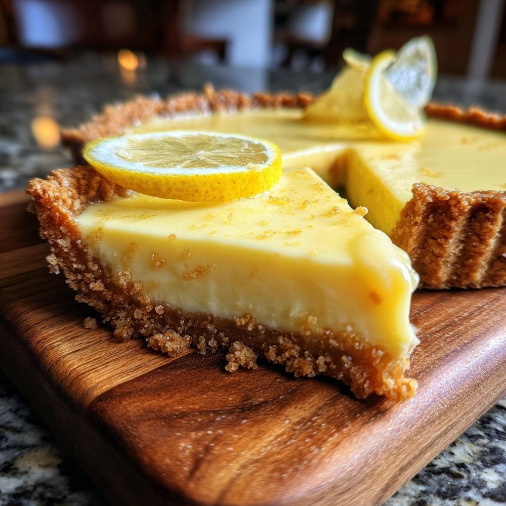 Lemon Limoncello Cream Tart