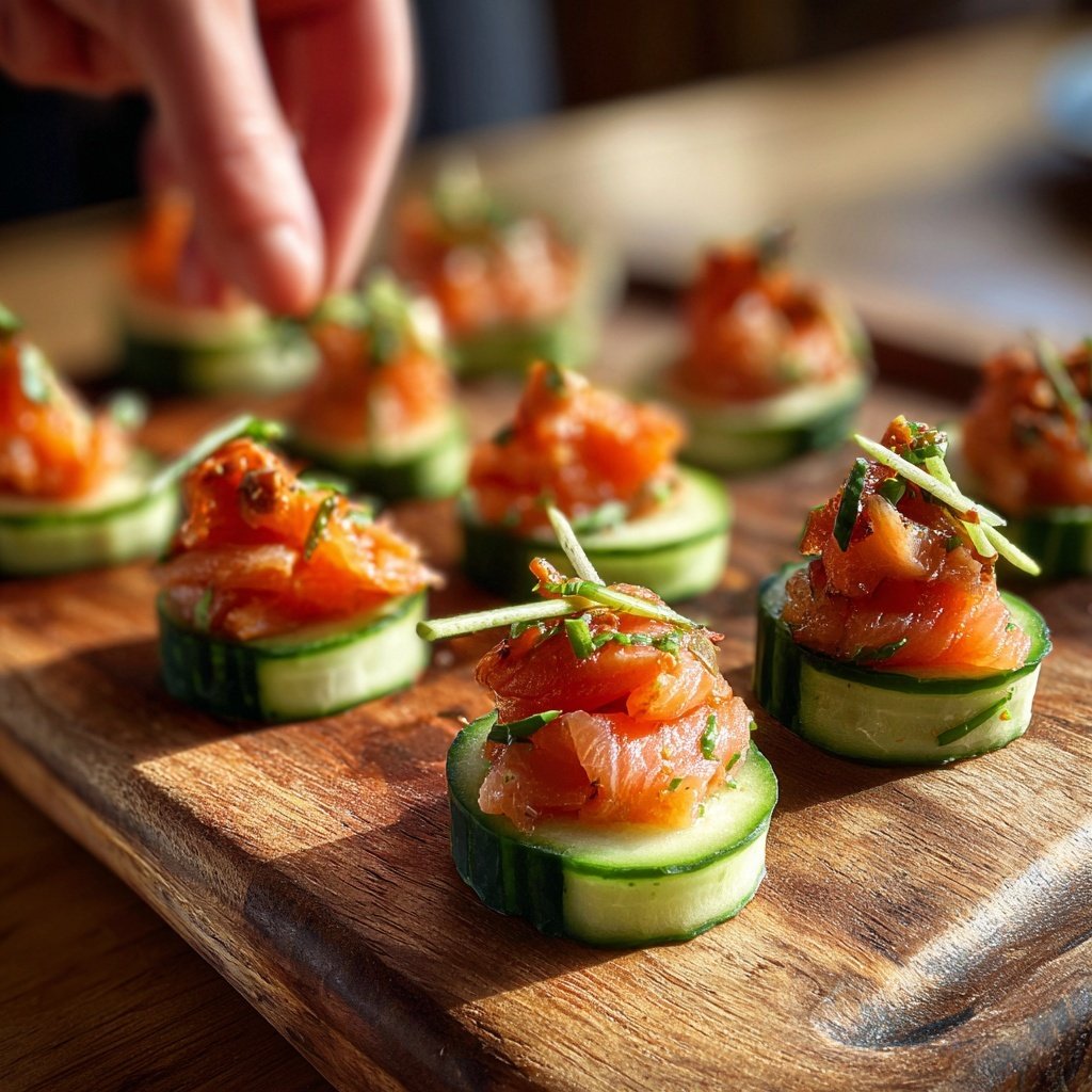 Canapés with Smoked Salmon